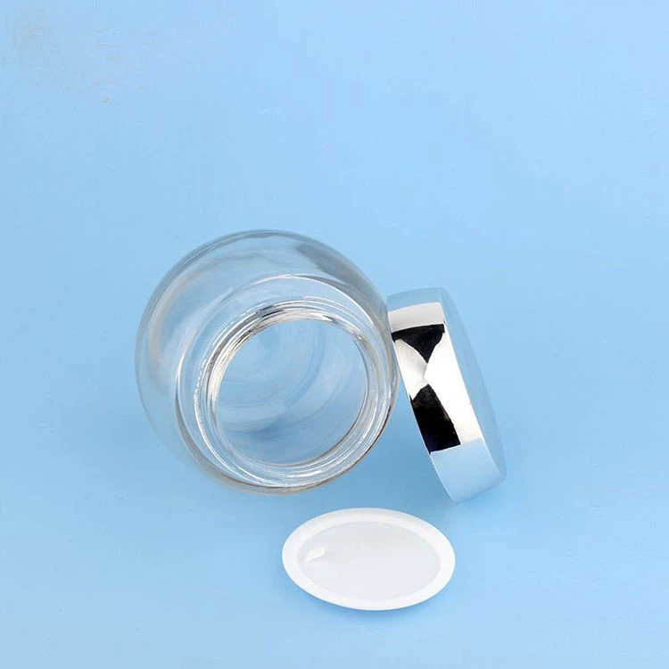 50ml round glass jar